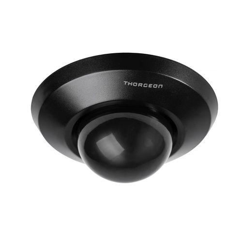 PIR motion and presence detector, 230Vac, 1000W, 20m, recessed or surface mounted, black THORGEON-02024 4751029898579