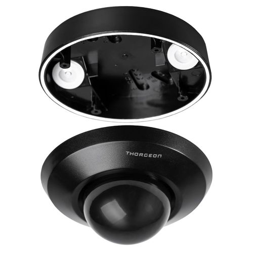 PIR motion and presence detector, 230Vac, 1000W, 20m, recessed or surface mounted, black THORGEON-02024 4751029898579