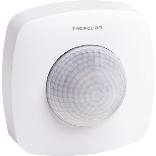 Motion and presence detector PIR, 230Vac, 2000W, 20m, IP65, with remote controller, white THORGEON-02030 4751029899675