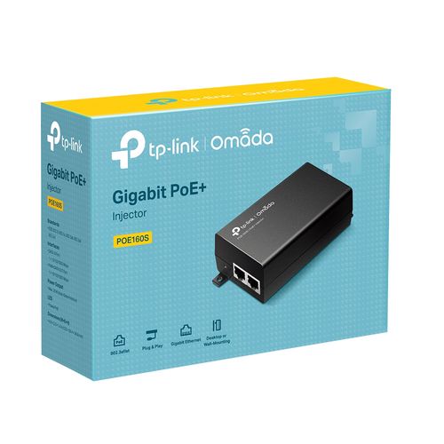Инжектор PoE RJ45 Gigabit 30 Вт 802.3af/at TL-POE160S 6935364073084
