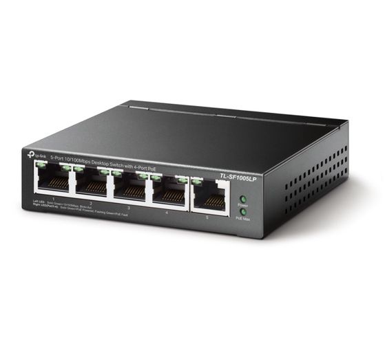 Komutatorius 5xLAN (4xPoE 41W maks.) 10/100Mb/s TL-SF1005LP 6935364052782