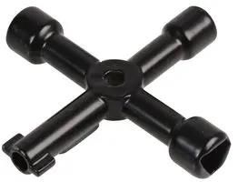 UTILITY KEY 4WAY, GAS/ELE METER CUPBOARD D02368..