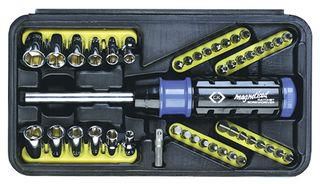 RATCHET SCREWDRIVER/SOCKET SET, 46PC T4826D