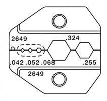 CRIMP TOOL DIE, CRIMP CONNECTOR PA2649