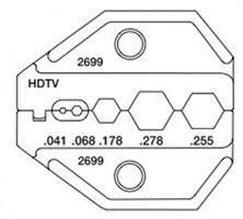 CRIMP TOOL DIE, BNC/TNC CONNECTOR PA2699