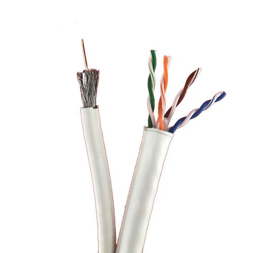 Technetix CAT6 UTP / COAX-18 Combined Installation Cable White Eca TN-CAT6C18-20M 5055146401575