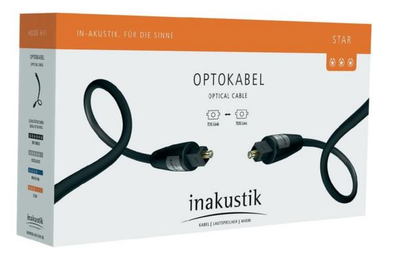 Kabelis optinis TOSLINK - TOSLINK 0.75m inakustik STAR TOS-TOS/0.75/STAR