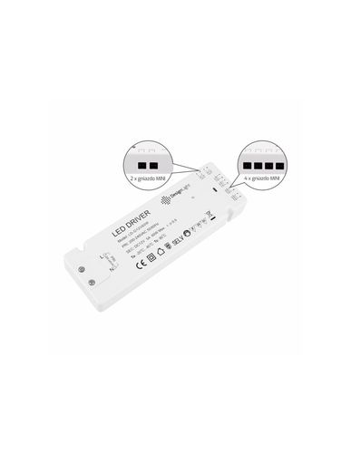 Impulsinis maitinimo šaltinis LED 12V 5A, 60W, su L813 jungtimis, Designlight TRA-LD-60W-T-01