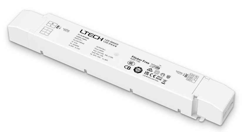 75W 24V Tuya Zigbee valdomas, CCT, LED maitinimo šaltinis LM-75-24-G2Z2