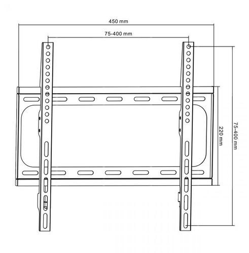 Настенное крепление для стационарного телевизора 32-55" (макс 40 кг) UCH0151 5901436786917