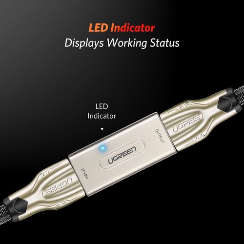 HDMI kabelių sujungimo/stiprinimo modulis (abu kabeliai iki 20m) UGREEN UGREEN/40265 6957303842650