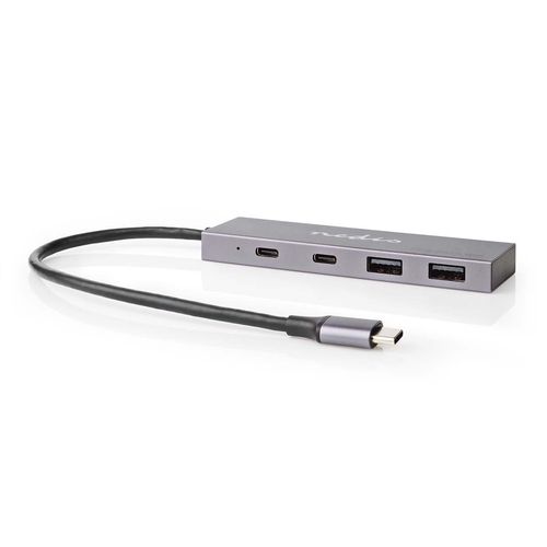 USB Hub | 1x USB-C™ 3.2 Gen 2 Male | 2x USB-A 3.2 Gen 2 Female / 2x USB-C™ 3.2 Gen 2 Female | 4 port(s) | USB 3.2 Gen 2 | USB Powered | 10 Gbps UHUBU3450AT 5412810412815