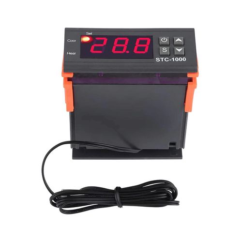 Elektroninis temperatūros valdiklis su 1m NTC jutikliu 230V STC-1000 URZ4045