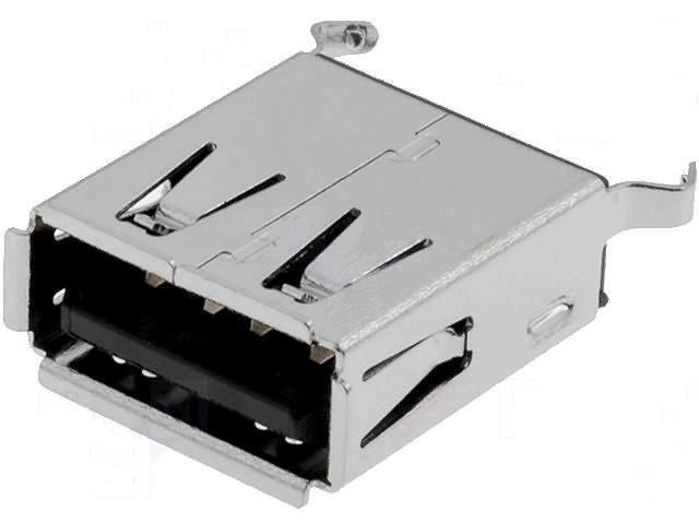 Lizdas USB A tipo lituojamas USB/V-A-F