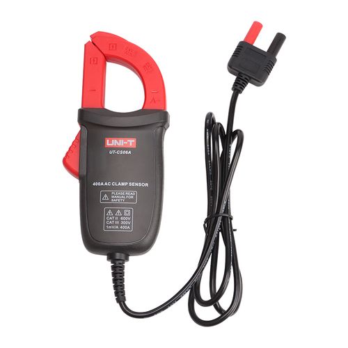 Srovės matavimo replės/jutiklis, tinka UT196, UT139C, UT117C, UT191T, 400A AC , 50 Hz -400 Hz; CAT III 300V/CAT II 600V, UNI-T UT-CS06A 6935750506059