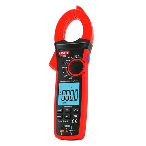 Digital Clamp Meter  DC/AC 1000V;  AC 1000A;  60MΩ;  60mF; 1MHz; UT205E 6935750520536