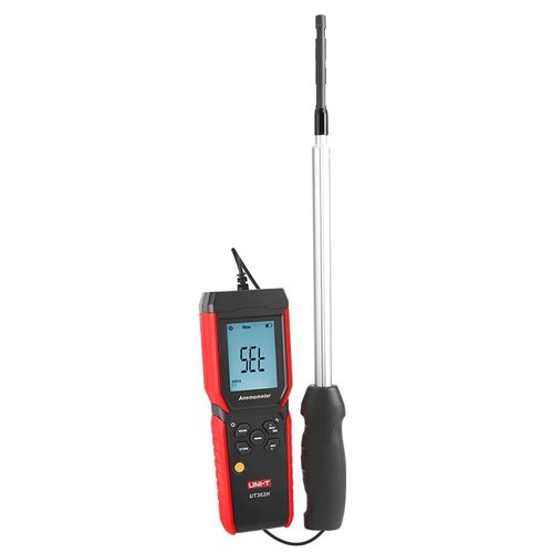 Termo anemometras ; 0~30m/s; -20~70C; 0~999900m³/min, pasirenkama ortakių forma, UNI-T UT362H