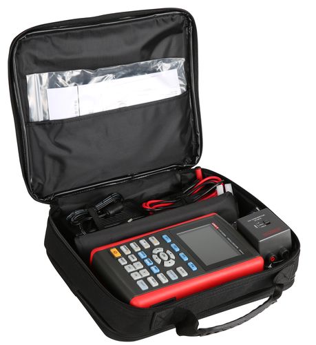 Nešiojamas skaitmeninis multimetras-osciloskopas, 25Mhz, 2 kanalai, 250 Msa/s, 3.5" TFL LCD, UNI-T UTD1025DL 6935750590102
