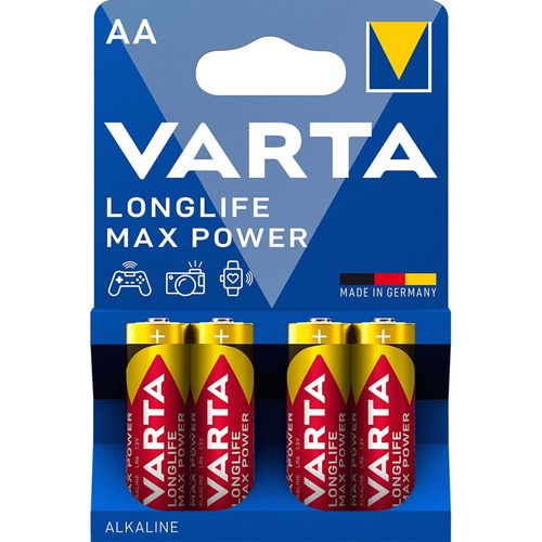 Alkaline Battery AA 1.5 V Max Tech 4-Blister VARTA-4706/4B 4008496105946