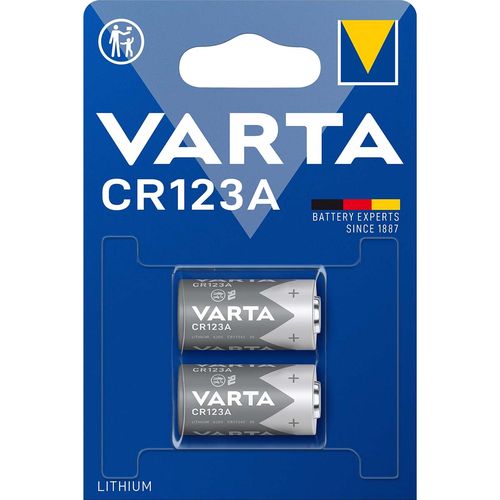 Lithium Battery CR123A 3 V 2-Blister VARTA-CR123A-2 4008496537327