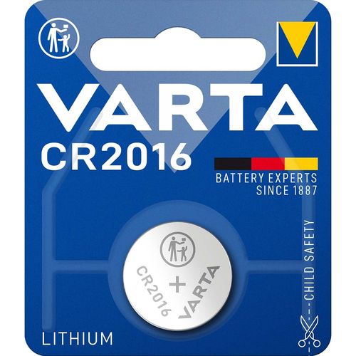 Lithium Button Cell Battery CR2016 3 V 1-Blister VARTA-CR2016