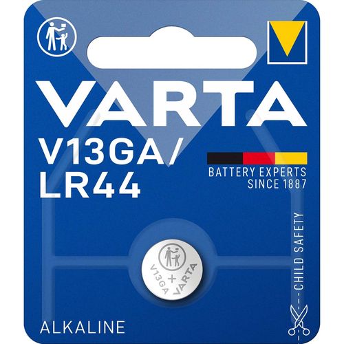 Alkaline Button Cell Battery LR44 1.5 V 1-Blister VARTA-V13GA 4008496297641