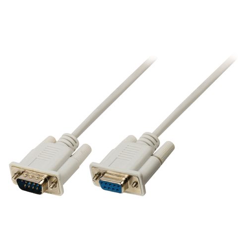 Serial Cable D-SUB 9-Pin Male - D-SUB 9-Pin Female 10.0 m Ivory VLCP52010I100 5412810256464
