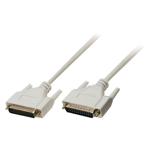 Serial Cable D-SUB 25-Pin Male - D-SUB 25-Pin Male 3.00 m Ivory VLCP52100I30 5412810256549