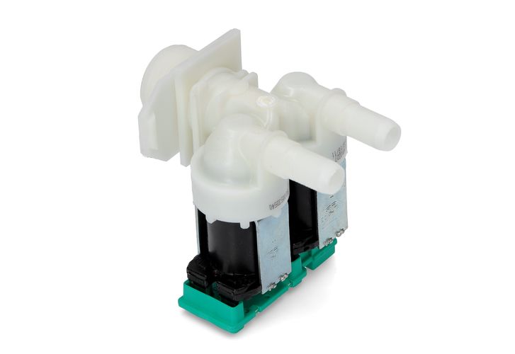 El. vožtuvas dvigubas tiesus Ø10.5mm 428210, 171261 BOSCH, SIEMENS W1-08215/BOS 4772081007938; 8014025202846