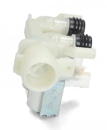 Electric valve double Ø10mm 110333 for INDESIT washing machine W1-08216/IND 4772081007945; 8014025556673