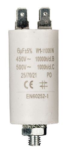 Capacitor 6.0uf / 450 v + Aarde W1-11006N 5412810230730
