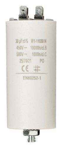 Capacitor 30.0uf / 450 v + Aarde W1-11030N 5412810232000
