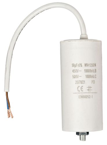 Capacitor 50.0uf / 450 V + cable W9-11250N 5412810231829