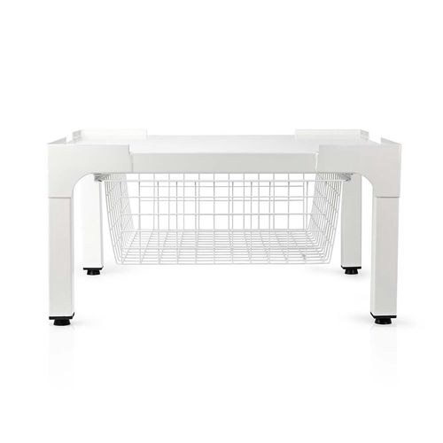 Stand for Washing Machine & Dryer | Wire basket | 200 kg | White WAST140WT 5412810302147
