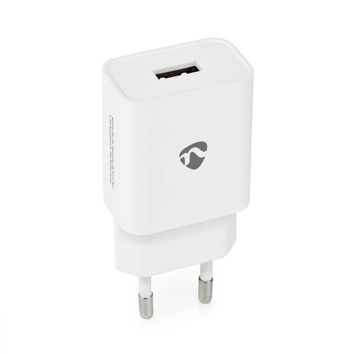 Wall Charger | 12 W | Quick charge feature | 1x 2.4 A | Number of outputs: 1 | USB-A | No Cable Included | Single Voltage Output | White WCHAU242AWT 5412810329908