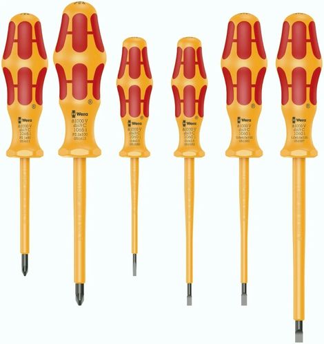 1060 i/1062 i/6 Kraftform VDE screwdriver set, 6 pieces WER/051575