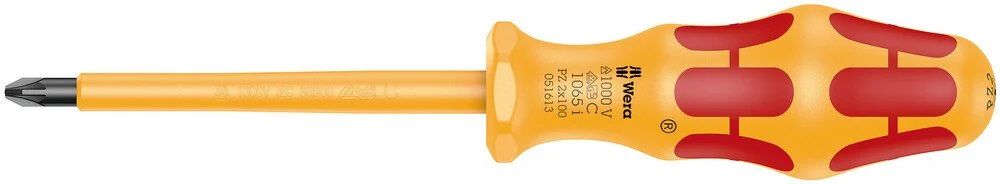 VDE-insulated screwdriver 1062i PH2 x 100 mm 051603 Wera WER/051603 4013288222237