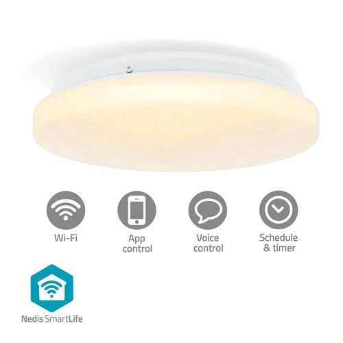 SmartLife Ceiling Light | Wi-Fi | RGB / Warm to Cool White | Round | Diameter: 260 mm | 1820 lm | 2700 - 6500 K | IP44 | Energy class: F | Android™ / IOS WIFILAC35WT 5412810454297