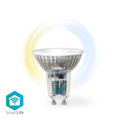 SmartLife LED Spot | Wi-Fi | GU10 | 345 lm | 5 W | Warm to Cool White | 2700 - 6500 K | Energy class: G | Android™ / IOS | PAR16 | 1 pcs WIFILRW10GU10 5412810335466