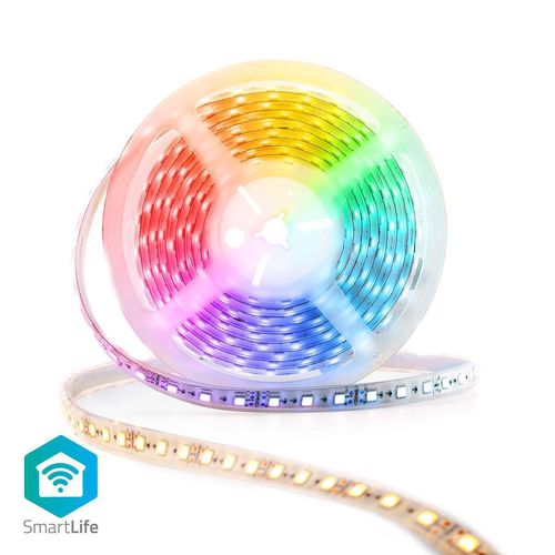 SmartLife LED Strip | Wi-Fi | Cool White / RGB / Warm White | SMD | 5.00 m | IP44 | 2700 - 6500 K | 960 lm | Android™ / IOS WIFILS50CRGBW 5412810303106