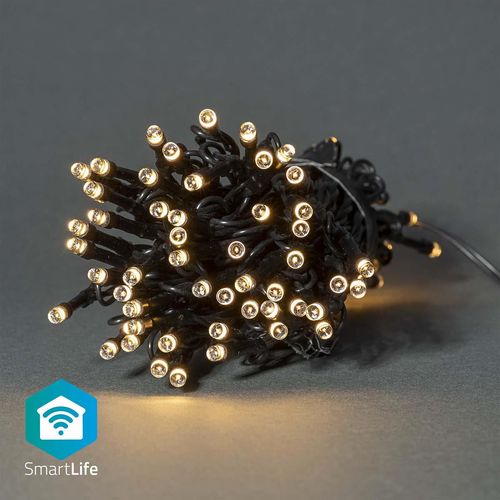 SmartLife Christmas Lights | String | Wi-Fi | Warm White | 50 LED's | 5.00 m | Android™ / IOS WIFILX01W50 5412810404186