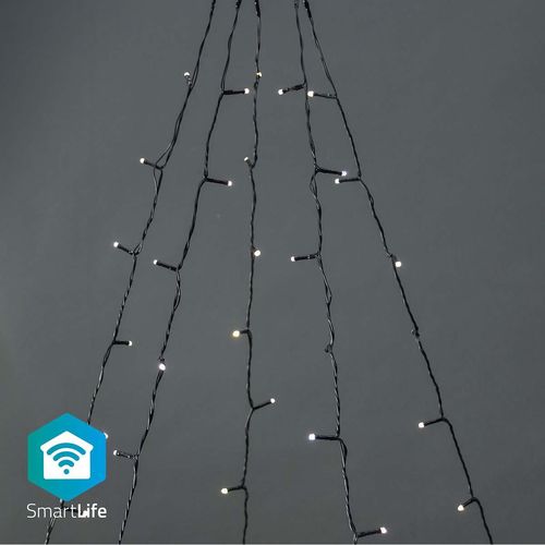 SmartLife Christmas Lights | Tree | Wi-Fi | Warm White | 200 LED's | 20.0 m | 5 x 4 m | Android™ / IOS WIFILXT11W200 5412810404339