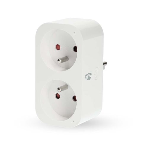 SmartLife Smart Plug | Wi-Fi | IP21 | Power meter | 3680 W | Type E (CEE 7/6) | 0 - 55 °C | Android™ / IOS | 2-Way | White | 1 pcs WIFIP141EWT 5412810448326