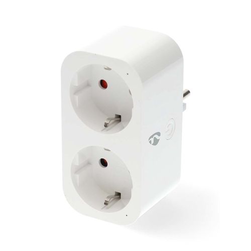 SmartLife Smart Plug | Wi-Fi | IP21 | Power meter | 3680 W | Type F (CEE 7/7) | 0 - 55 °C | Android™ / IOS | 2-Way | White | 1 pcs WIFIP141FWT 5412810448364