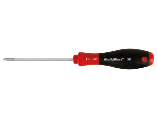 Отвертка крестовая PH1x100мм 311 wiha WIH/311SF/PH1x100 4010995277574
