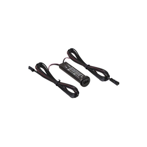 LED jungiklis 12-24Vdc, 2A, su IR jutikliu, baldinis, įleidžiamas Ø14mm, dviejų funkcijų, juodas WYL-IR-S01-24W