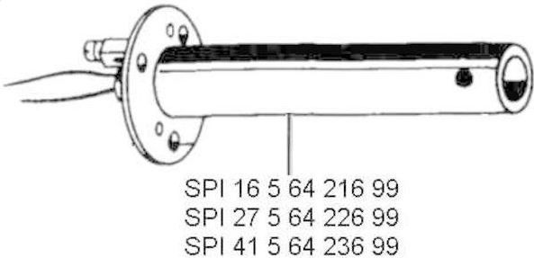 Kaitinimo elementas lituokliui SPI41, T0056423699N Weller W/SPI41H