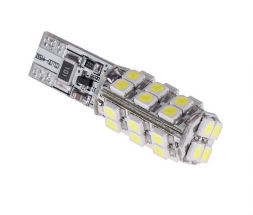 LED lemputė 12V W2.1x9.5D su 28LED balta Canbus ZAR0281 5901890006651