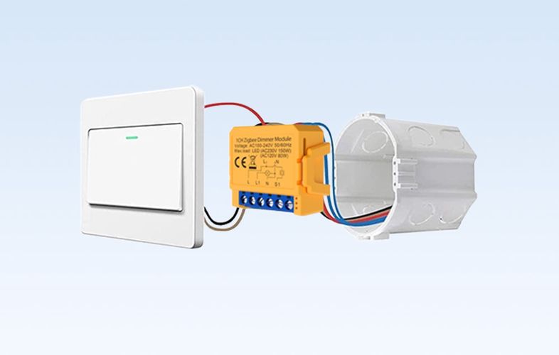 Умный ZigBee диммер, TRIAC 230Vac, 1 канал, 150W, TUYA, MQTT ZDMS16-Y1