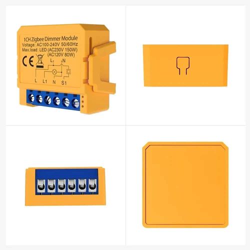 Умный ZigBee диммер, TRIAC 230Vac, 1 канал, 150W, TUYA, MQTT ZDMS16-Y1